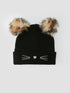 LC Waikiki Double Pompom Embroidered Girl Beret